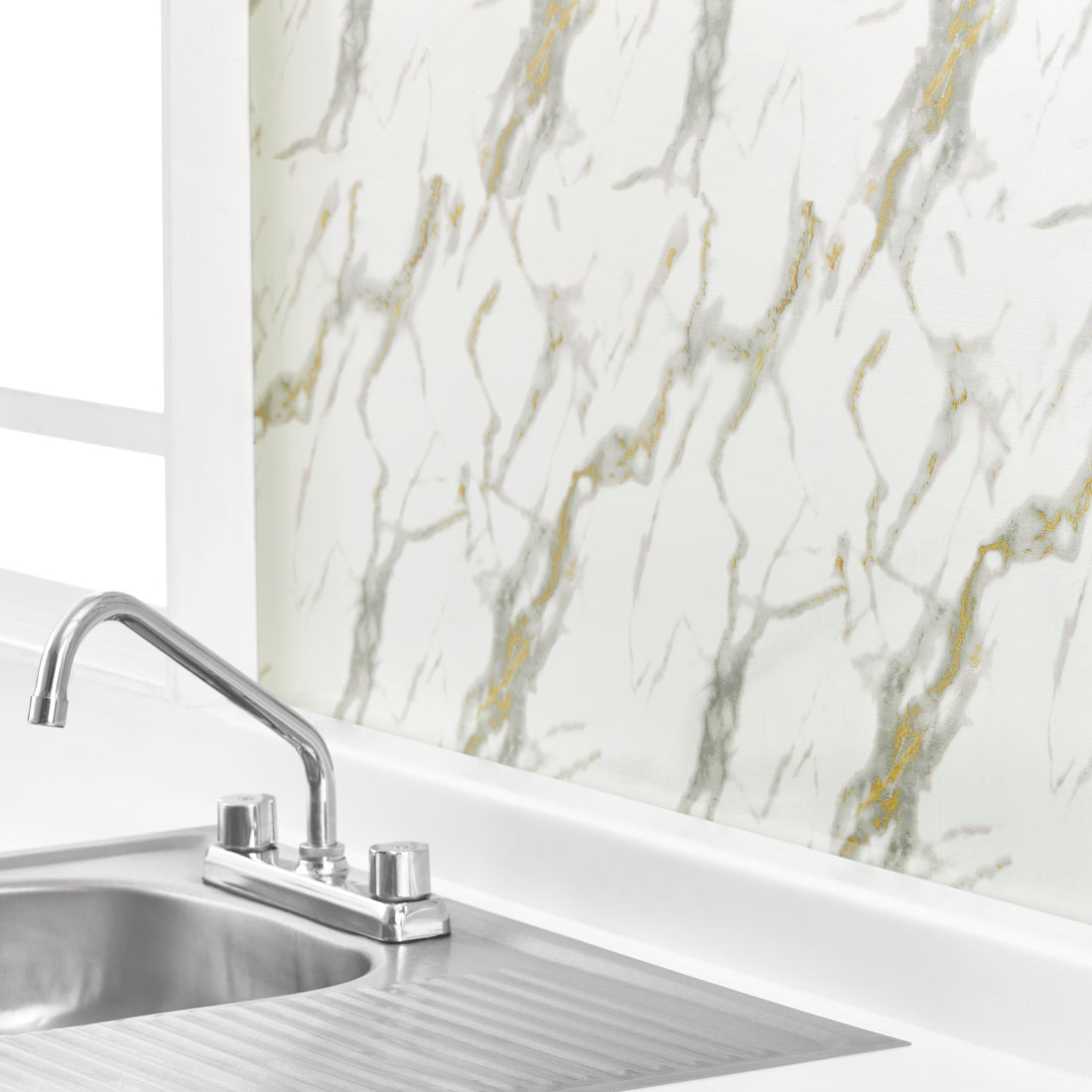Adherible Marmol Gold 2 Piezas